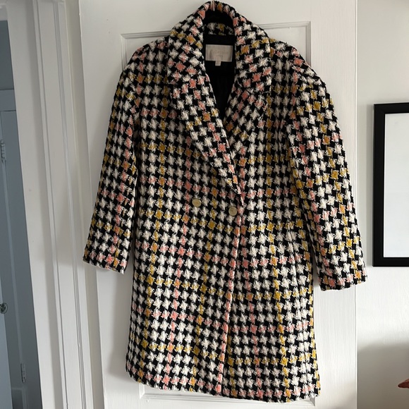 J.Crew Collection Lurex tweed oversized coat - Picture 4 of 11